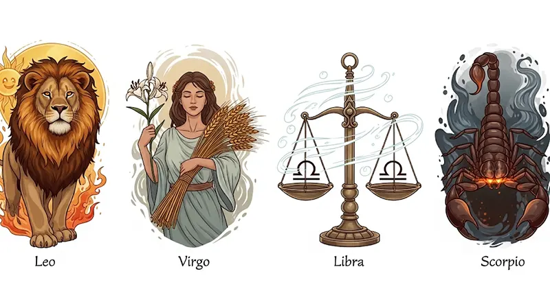zodiak leo virgo zodiak leo virgo