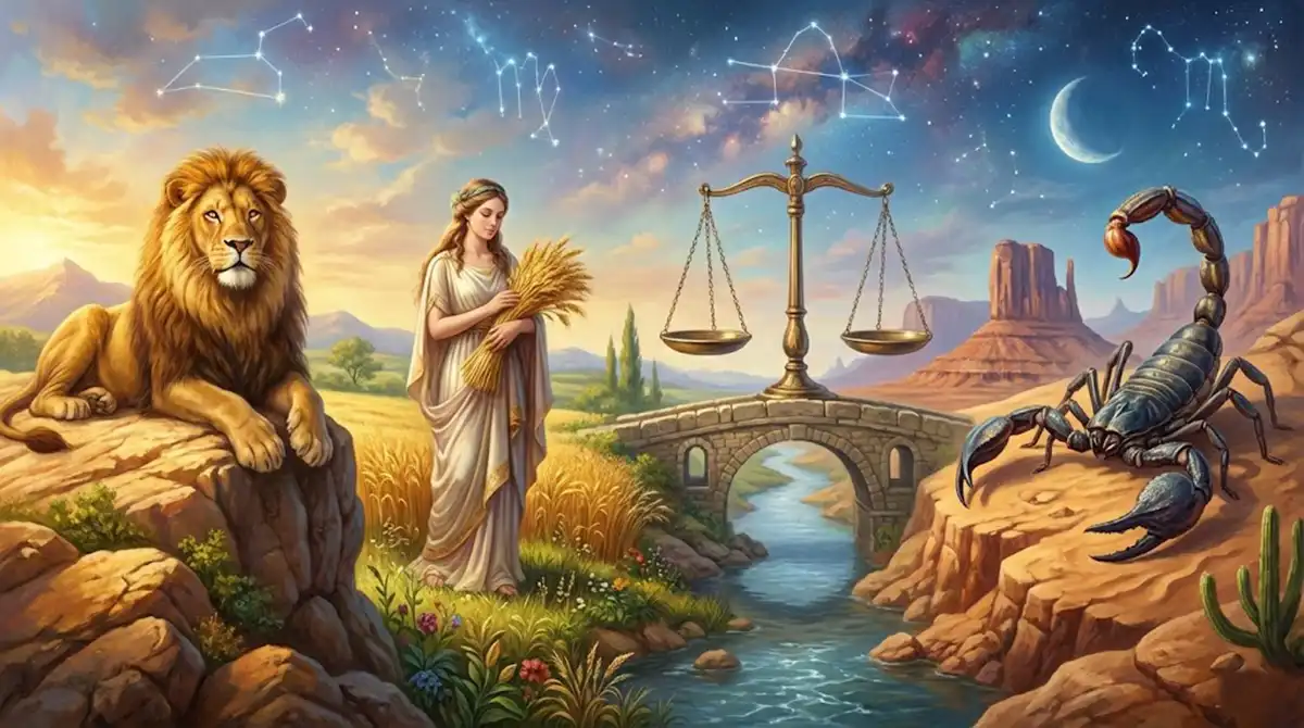 zodiak leo virgo libra scorpio