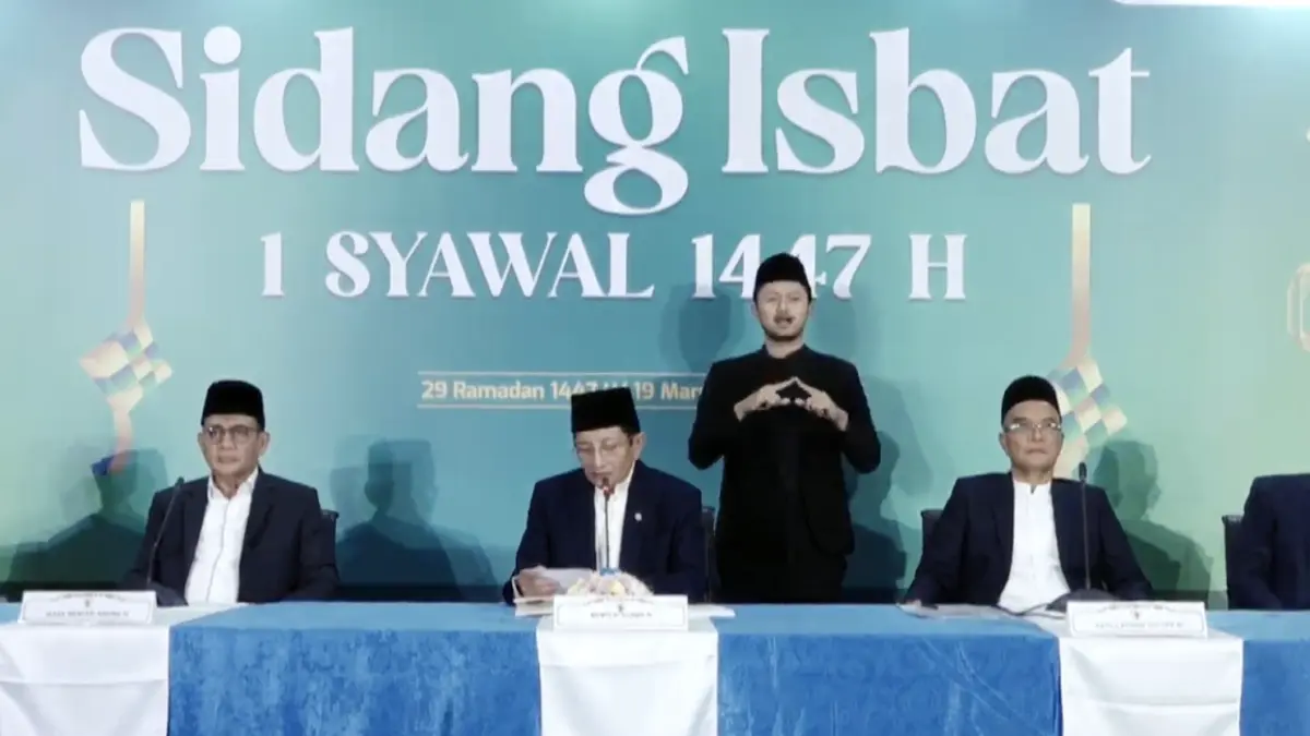 menag nasaurddin umar mengumumkan hasil sidang isbat