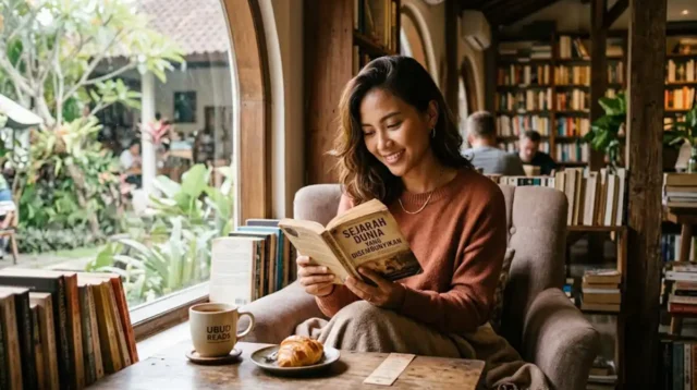 membaca buku