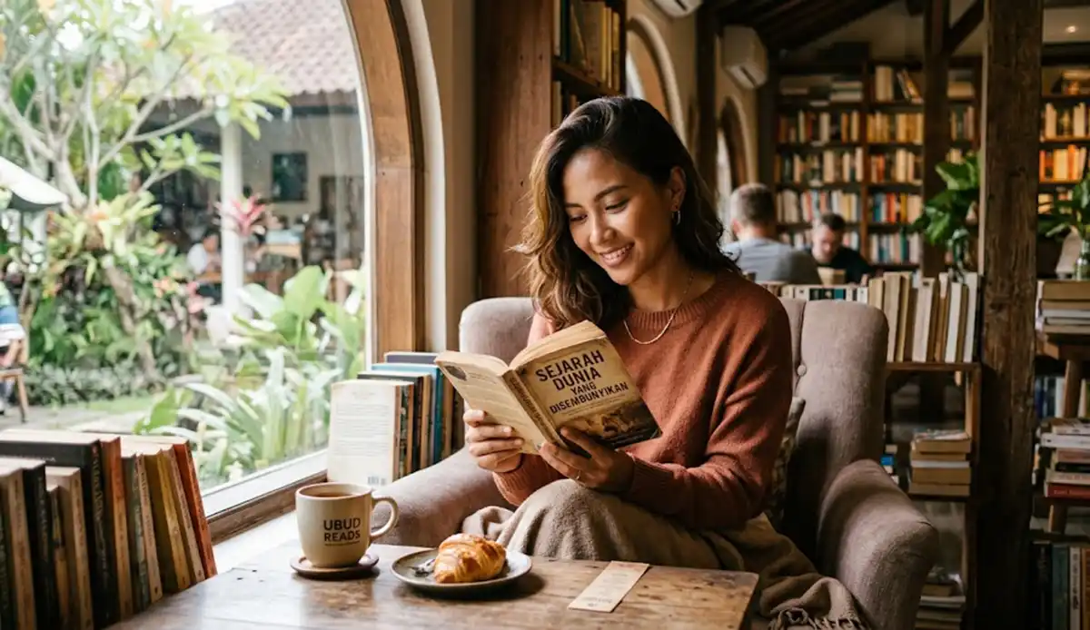 membaca buku