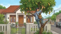 mencuri mangga