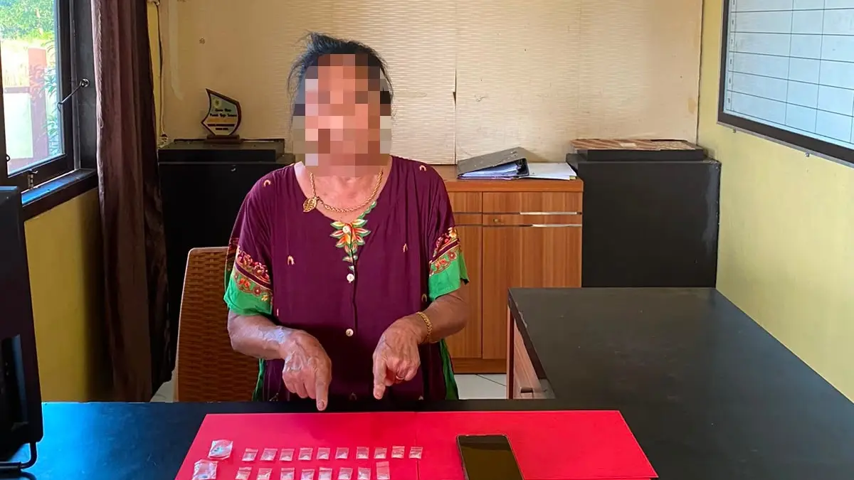 nenek sabu seorang nenek berusia 70 tahun