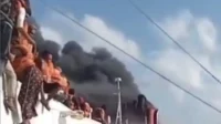 video amatir dari penumpang kmp mutiara sentosa 2 yang terbakar