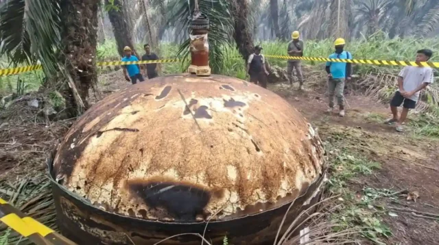 diamankan sebuah benda asing kembali ditemukan di areal pt agro bukit
