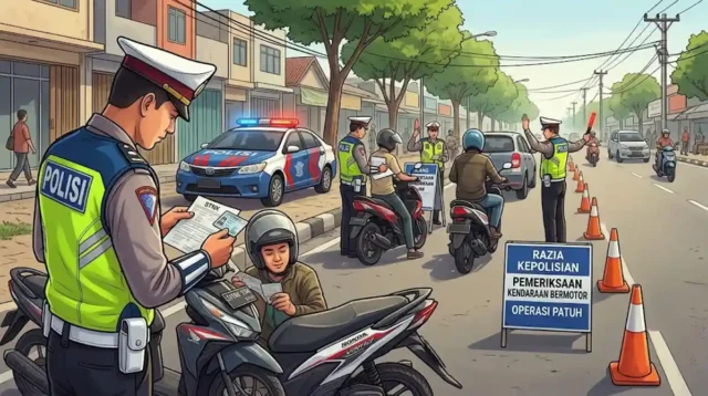 razia kendaraan bermotor