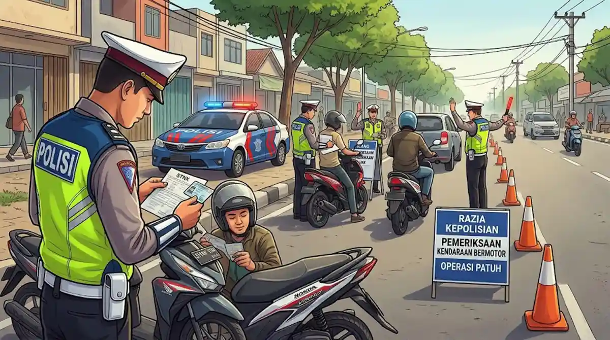 razia kendaraan bermotor razia kendaraan bermotor